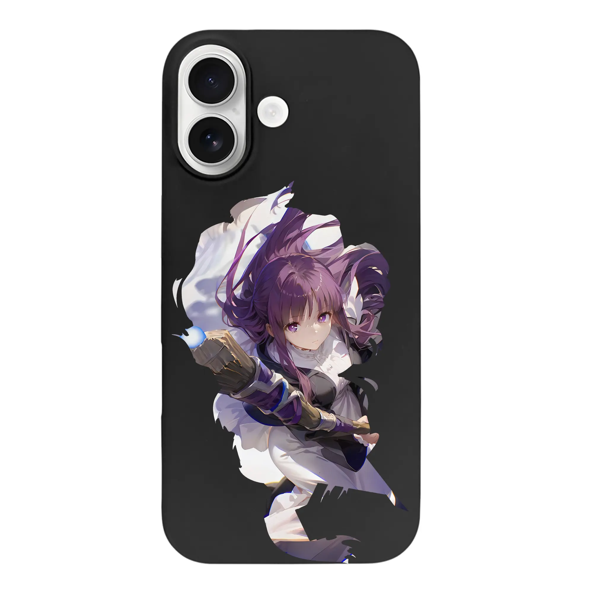 葬送のフリーレン（Frieren） グッズ,フェルン（Fern） - iPhone 17 シリーズ シリコンケース 薄型 耐衝撃 指紋防止 ソフトタッチカバー 精密フィット 傷防止 保護ケース iPhone 17/17 Air/17 Pro/17 Pro Max 対応